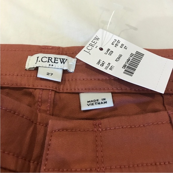 J Crew Coral High Rise Skinny Pants - Picture 5 of 6
